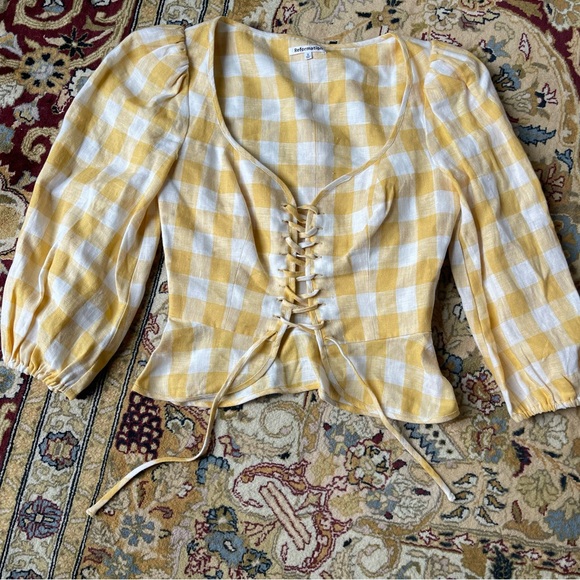 Reformation NWOT sz 2 top - Picture 10 of 10